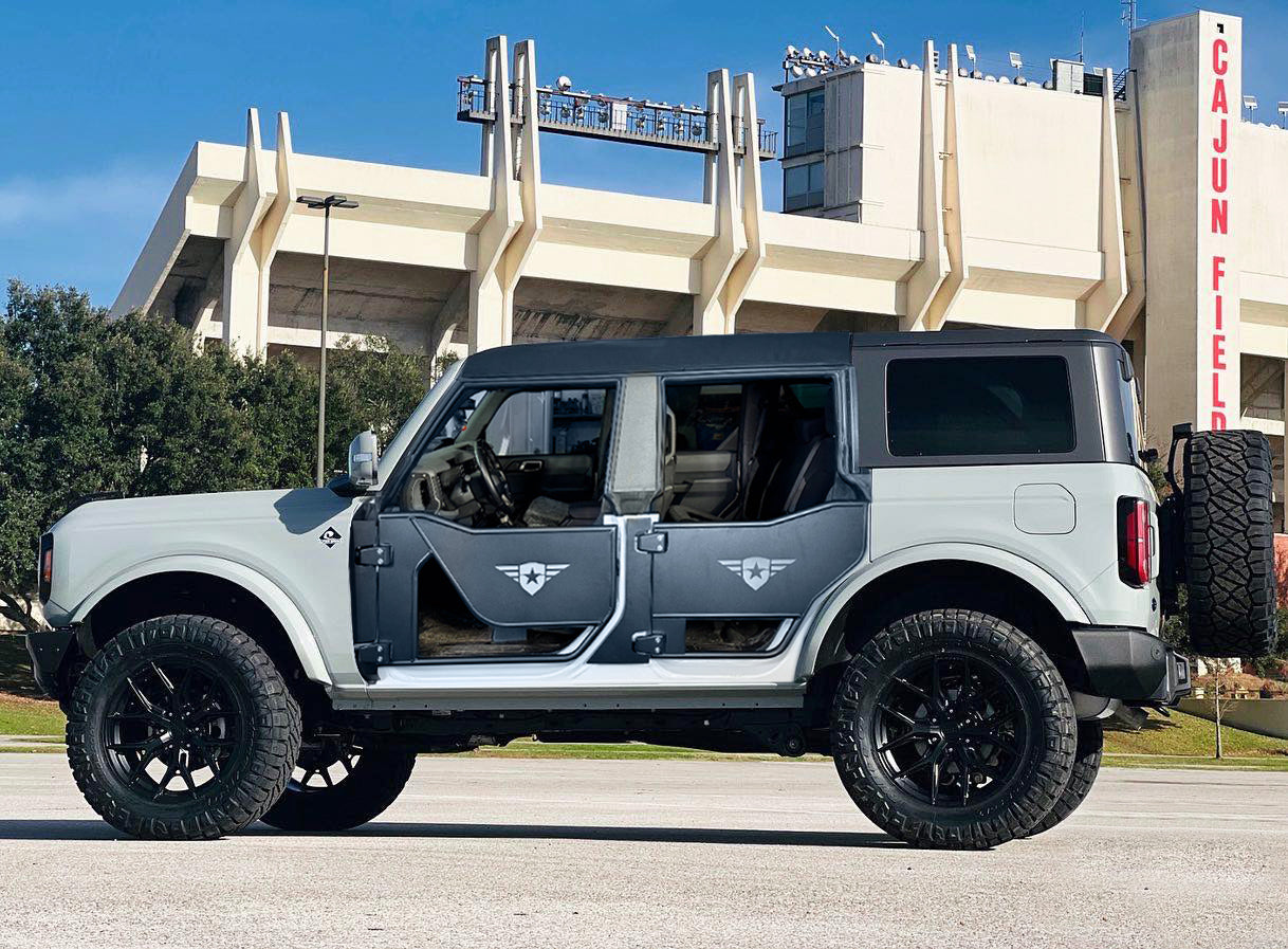 Combat Off Road Ford Bronco Tube Doors - Rear Pair