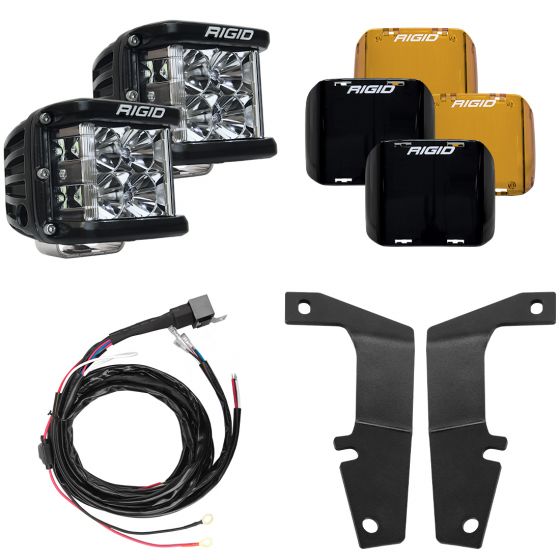 RIGID Industries 2014-2020 Toyota Tundra A-Pillar Light Kit, Includes D-SS Flood