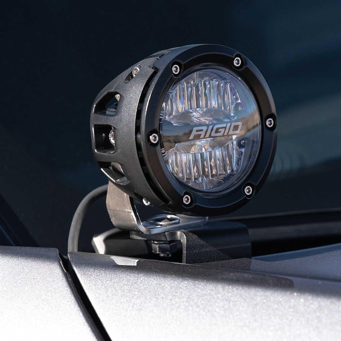 Rigid Industries 2021 Ford Bronco Sport A-Pillar LED Light Mount, Fits 360-Series, D-Series