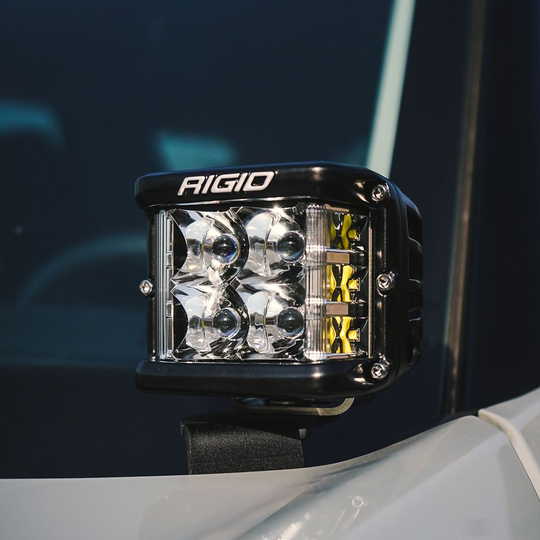 RIGID Industries 2021-Present Ford Bronco Sport A-Pillar D-SS Series Side Shooter Light Mount Kit
