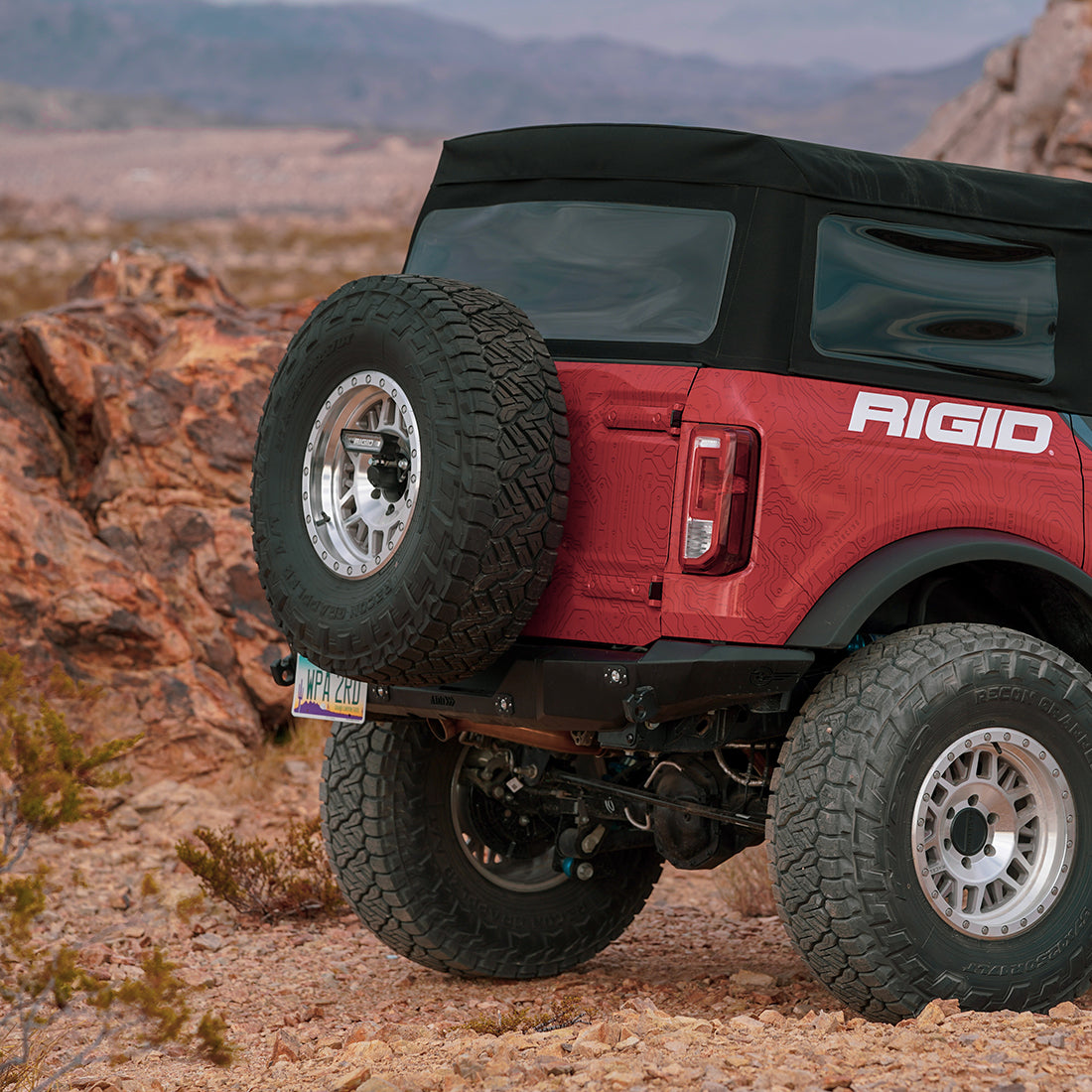 RIGID Industries 2021-Present Bronco Rear Chase Pod Light Kit