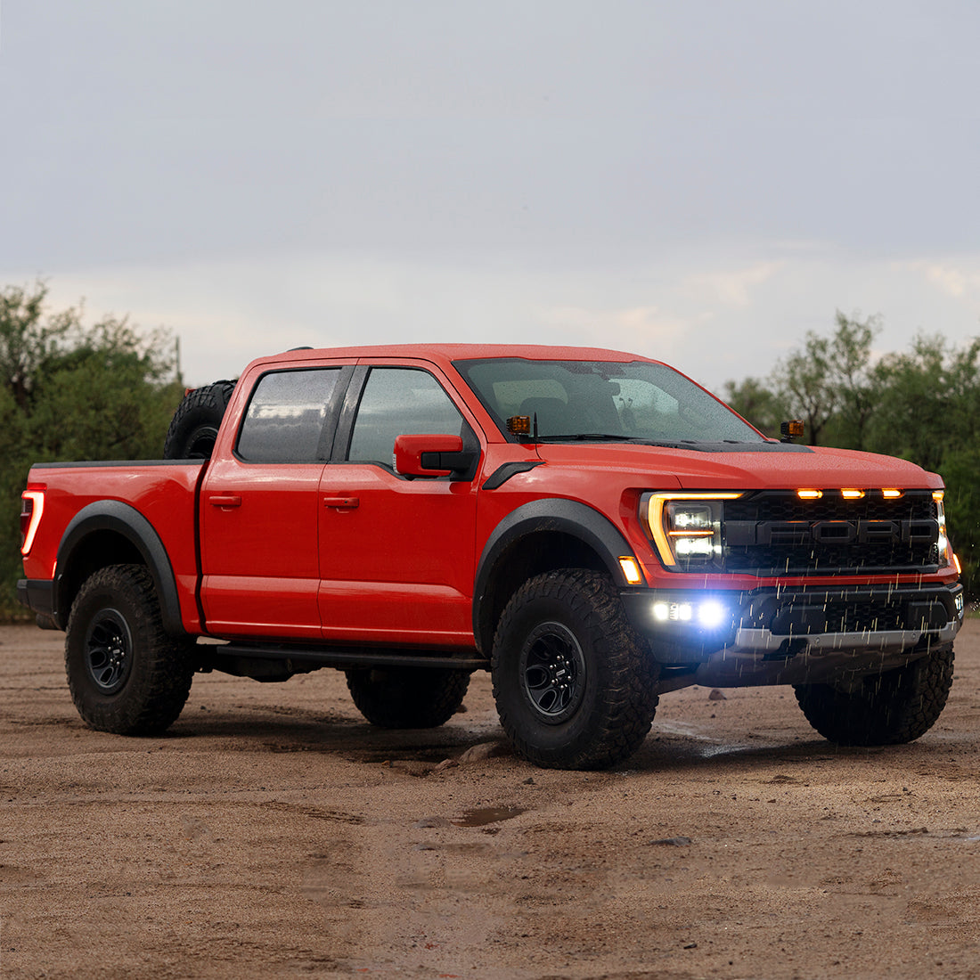 RIGID Industries 2021-Present Ford Raptor Triple Fog Light Kit