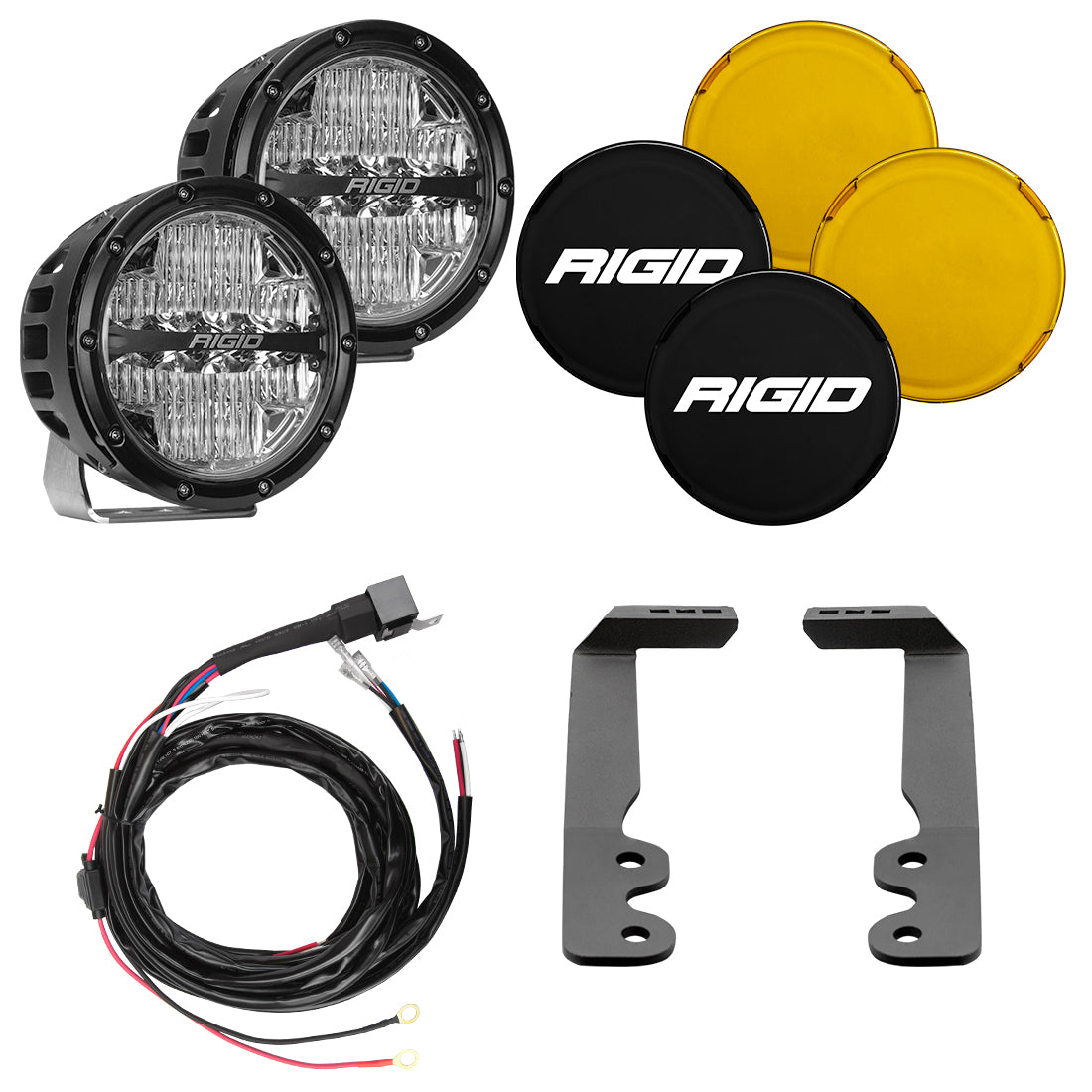 RIGID Industries 2022+ Toyota Tundra 6 Inch 360-Series A-Pillar Lighting Kit