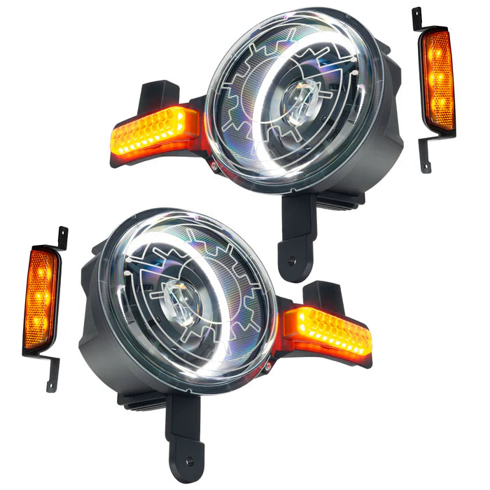 Oracle Lighting Oculus™ Bi-LED Projector Headlights for 2021+ Ford Bronco - Heated Lens