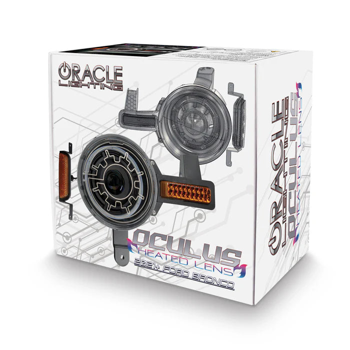 Oracle Lighting Oculus™ Bi-LED Projector Headlights for 2021+ Ford Bronco - Heated Lens