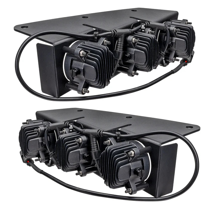 Oracle Lighting 2021-2025 Ford Bronco Triple LED Fog Light Kit for Steel Bumper