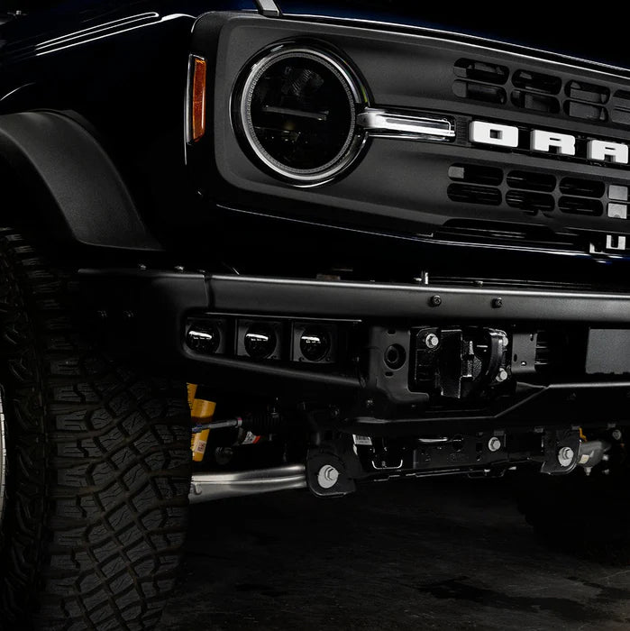Oracle Lighting 2021-2025 Ford Bronco Triple LED Fog Light Kit for Steel Bumper - Amber