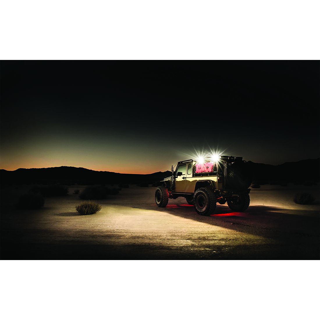 RIGID Industries 2x2 115 Degree DC Power Scene Light Black Housing