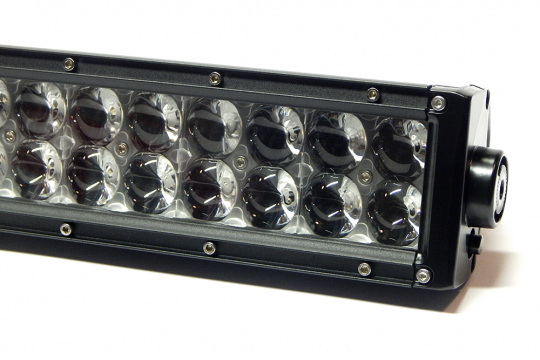 Southern Truck Lifts 54.0 Inch LED Light Bar Chrome Series Double Row Straight Combo Flood/Beam 312W DT Harness 28,080 Lumens
