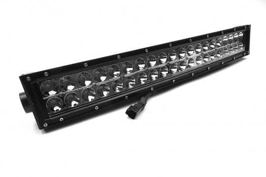 Southern Truck Lifts 20.0 Inch LED Light Bar Double Row Curved Chrome Series Combo Flood/Beam 120W DT Harness 10,800 Lumens
