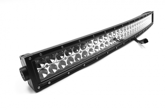 Southern Truck Lifts 30.0 Inch LED Light Bar Double Row Curved Chrome Series Combo Flood/Beam 180W DT Harness 16,200 Lumens