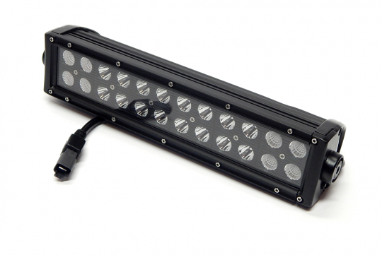 Southern Truck Lifts 15.0 Inch LED Light Bar Black Series Double Row Straight Combo Flood/Beam 72W DT Harness 6,480 Lumens
