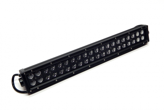 Southern Truck Lifts 20.0 Inch LED Light Bar Black Series Double Row Straight Combo Flood/Beam 120W DT Harness 10,800 Lumens