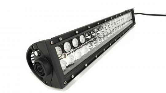 Southern Truck Lifts 20.0 Inch Amber/White LED Light Bar Double Row Straight Combo Flood/Beam 72W DT Harness 79904 7,200 Lumens