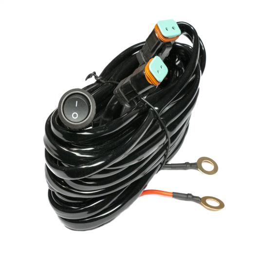 Southern Truck Lifts Light Bar Harness Rocker Flip-Switch Dual DT Connector