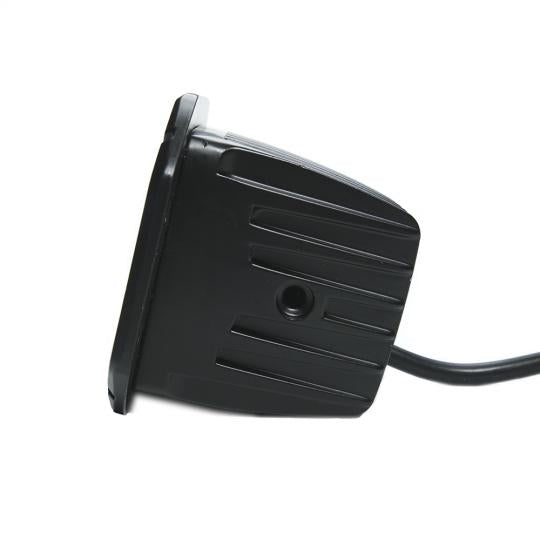 Southern Truck Lifts 3.0 Inch Square Flush Mount Cree Flood Beam LED Lights Pair Black Series W/Harness 79903