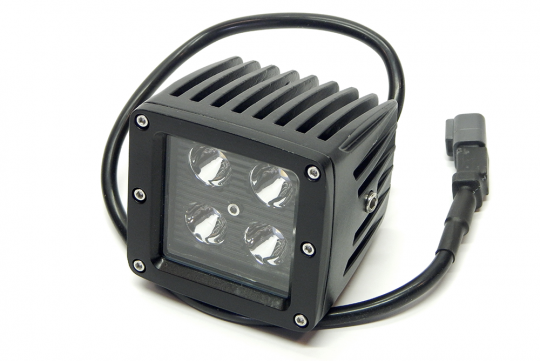 Southern Truck Lifts 3.0 X 3.0 Inch 16W Cube LED Light Flood 1,440 Lumens Each Black Series