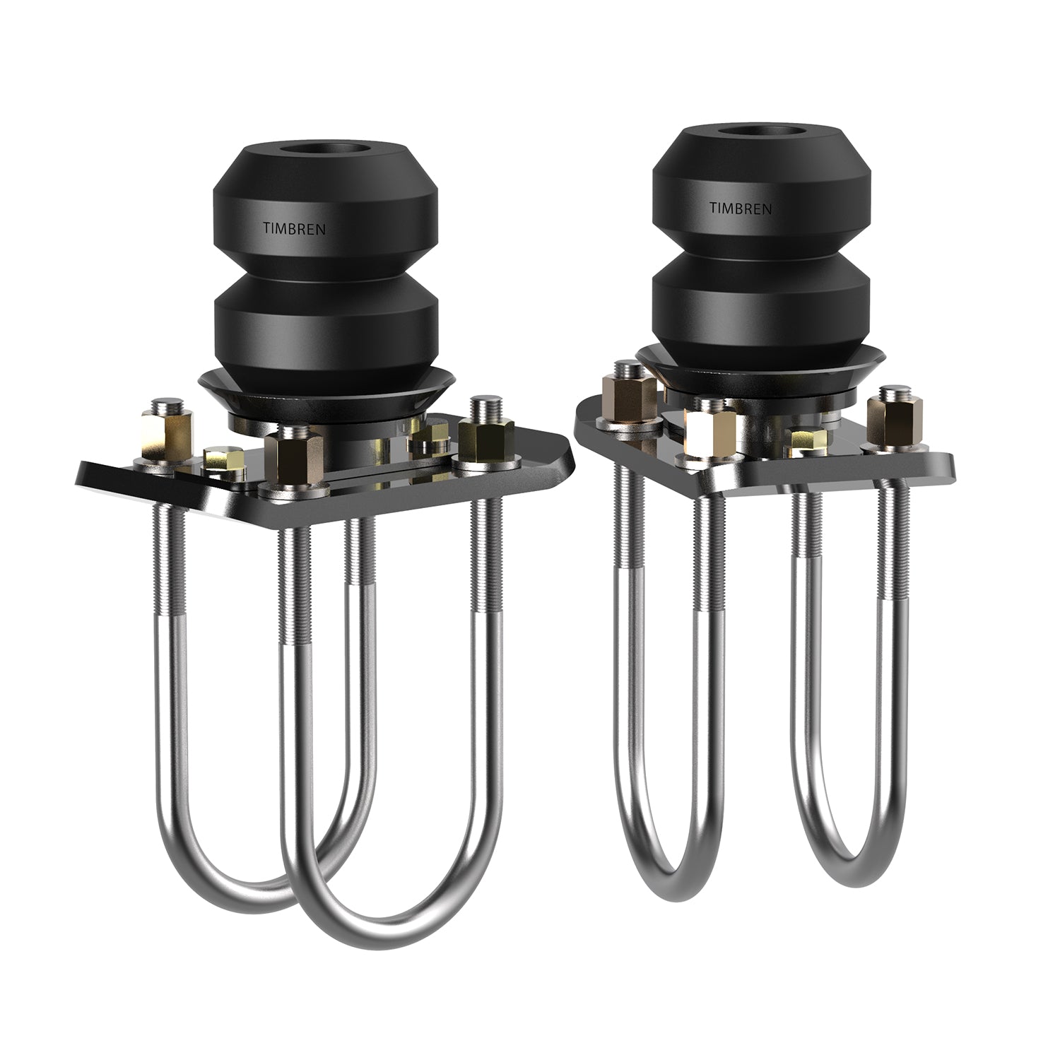 Timbren Active Off-Road Bumpstops w/ U-Bolt Flip Kit for 2005-2023 Toyota Tacoma - Rear Kit