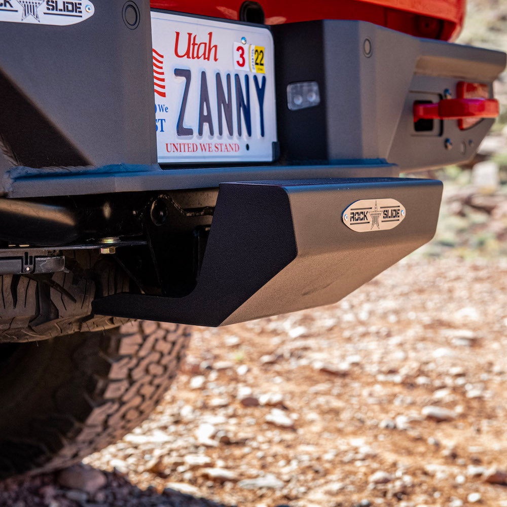 Rock Slide Engineering Receiver Hitch Step Slider Black Steel Powdercoat