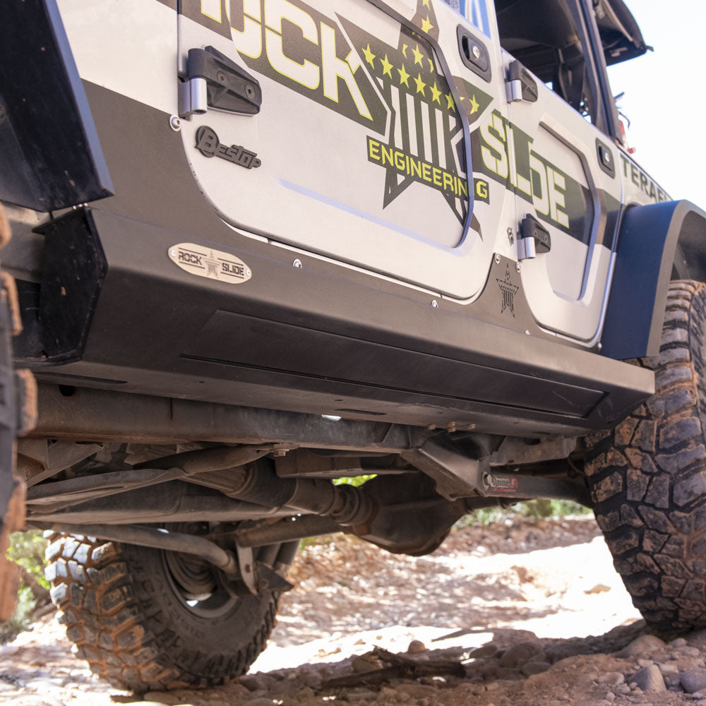 Rock Slide Engineering JK 4 Door Step Slider Skid Plate