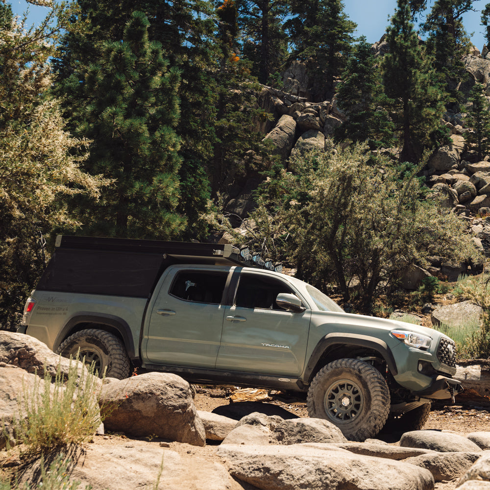 Rock Slide Engineering Tacoma Rock Sliders For 05-23 Toyota Tacoma Standard Bed Black Powdercoat Steel