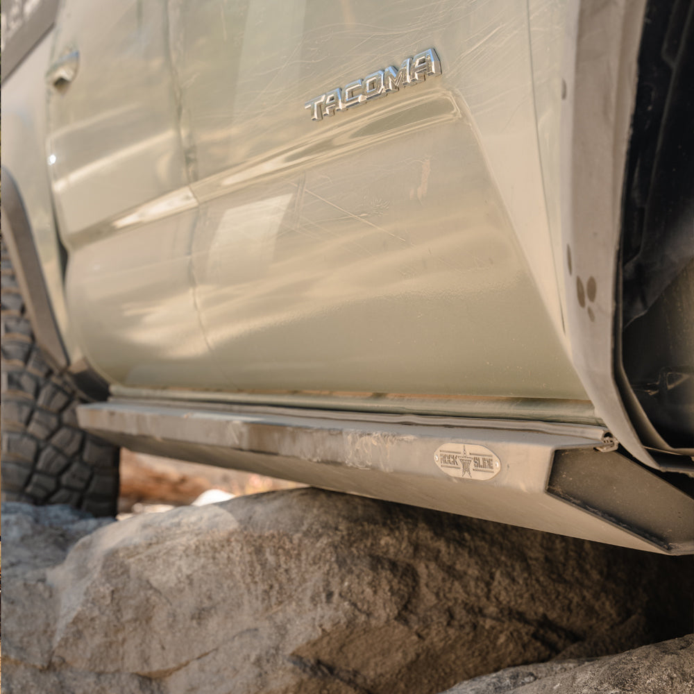 Rock Slide Engineering Tacoma Rock Sliders For 05-23 Toyota Tacoma Standard Bed Black Powdercoat Steel