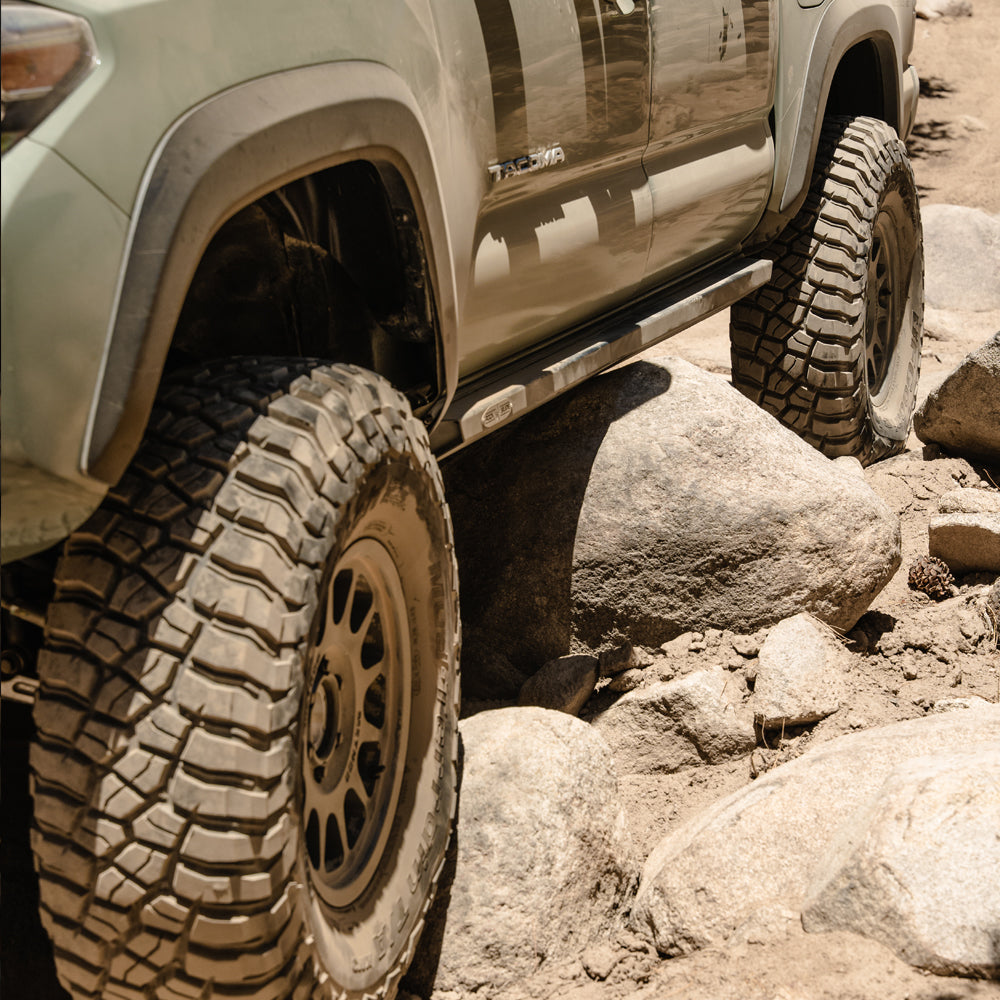Rock Slide Engineering Tacoma Rock Sliders For 05-23 Toyota Tacoma Standard Bed Black Powdercoat Steel