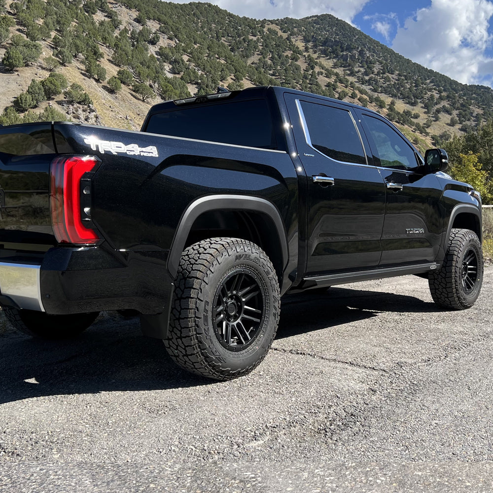 Rock Slide Engineering Tundra Rock Sliders For 22-24 Toyota Tundra Black Powdercoat Steel