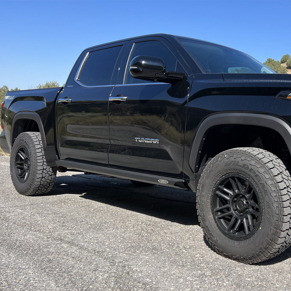 Rock Slide Engineering Tundra Rock Sliders For 22-24 Toyota Tundra Black Powdercoat Steel