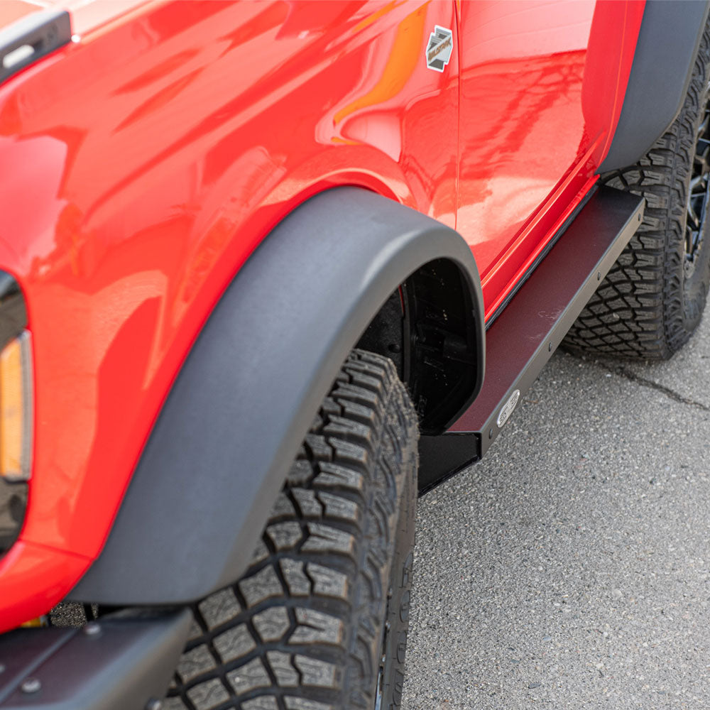 Rock Slide Engineering Bronco Side Step Sliders For 21-Pres Bronco 2 Door Models Set
