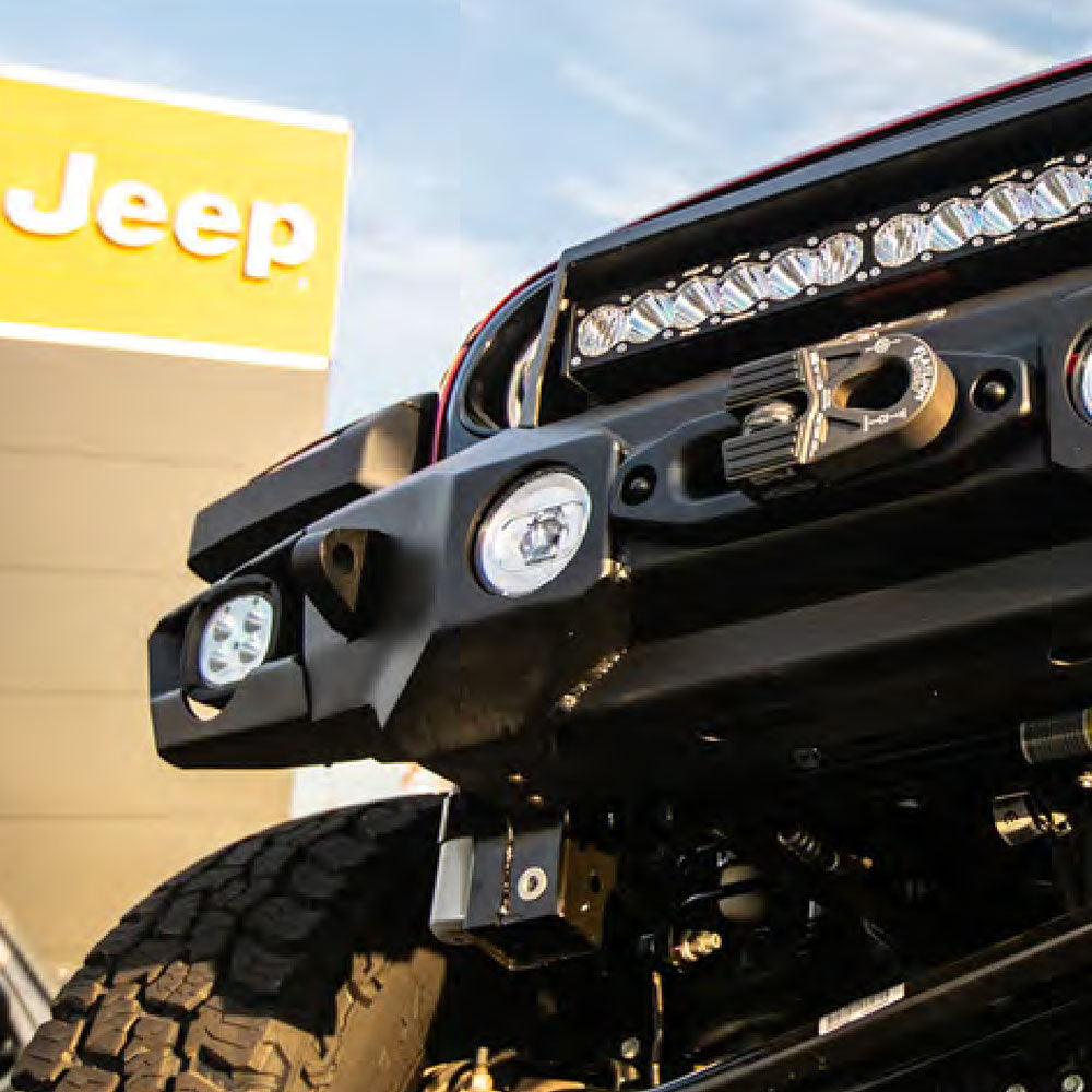 Rock Slide Engineering Combo Mid Front And Full Rear Bumpers For 18-25 Jeep Wrangler JL 2-4 Door