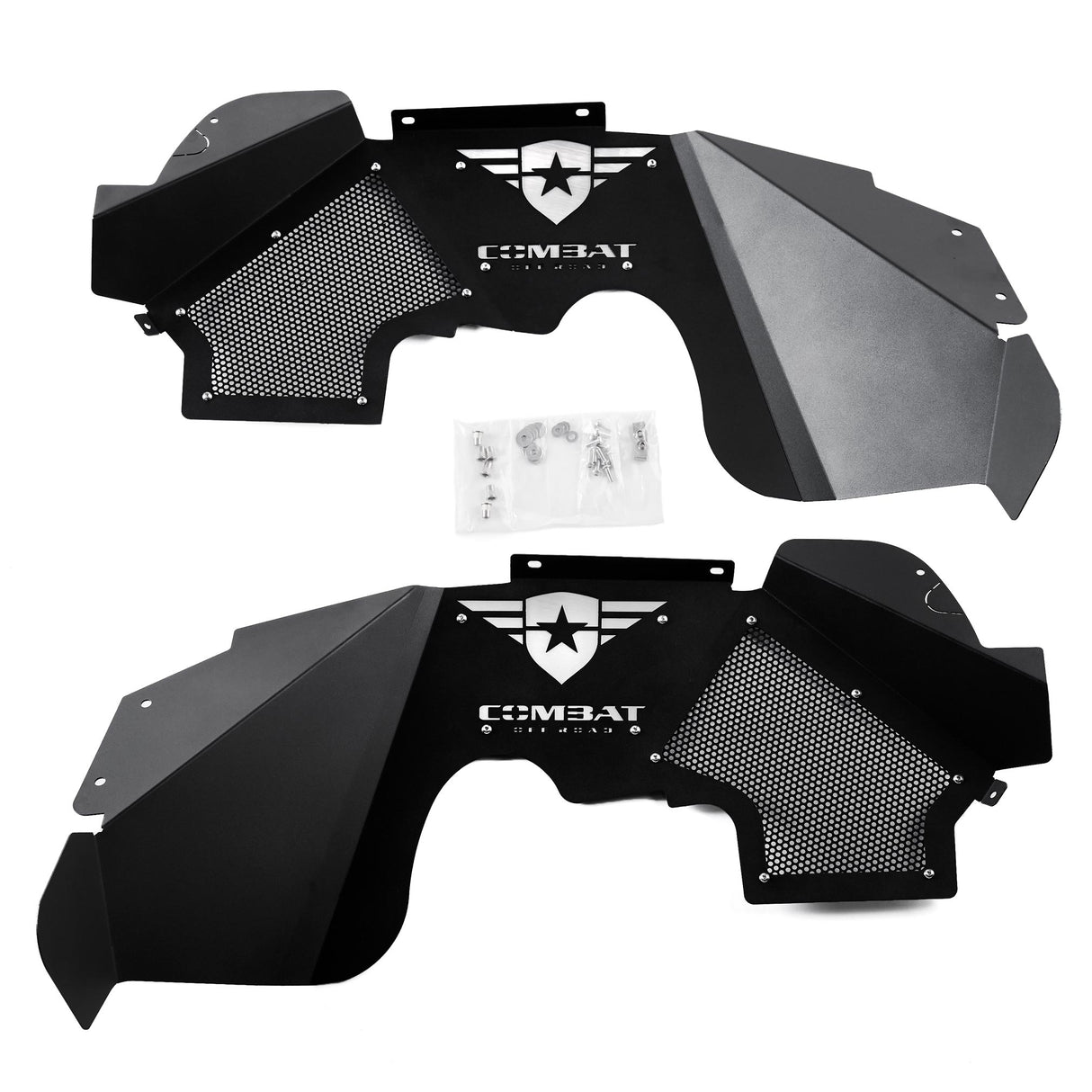 Combat Off Road Jeep JK/JKU Aluminum Inner Fender Liners - Front Pair