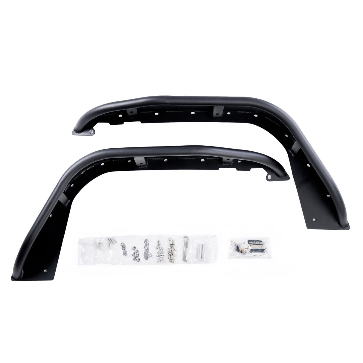 Combat Off Road Jeep JT Gladiator Black Aluminum Fenders - Front Pair