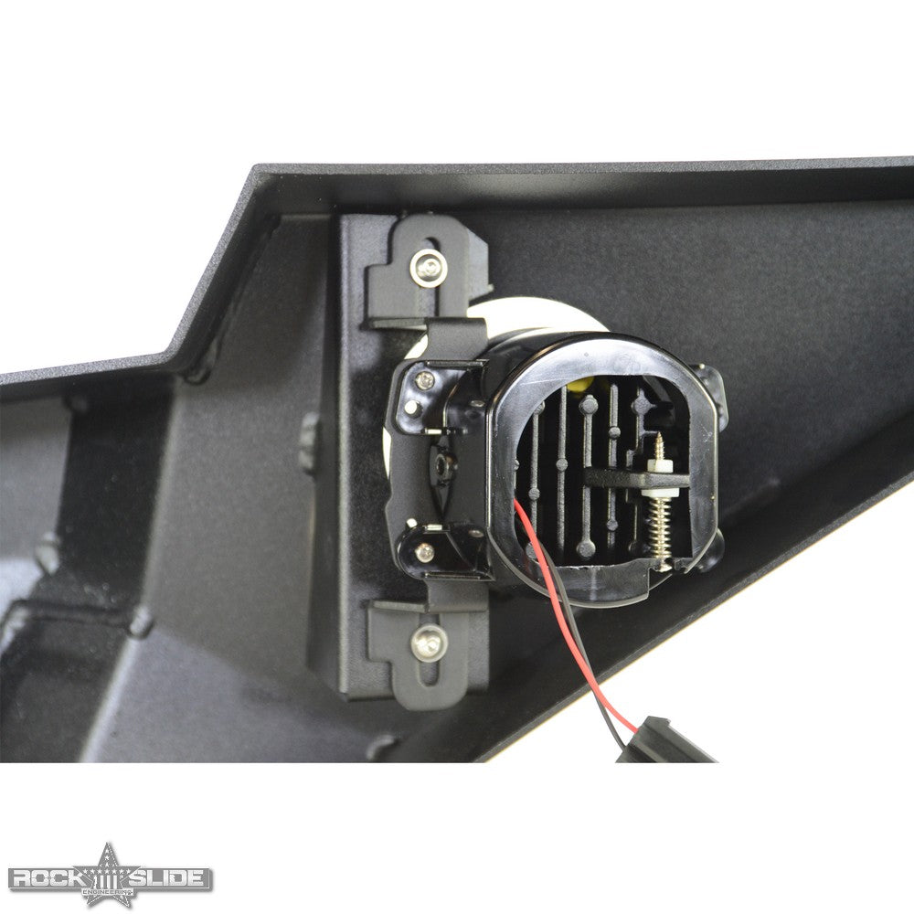 Rock Slide Engineering Jeep JL/JT Full Front Bumper For 18-Pres Wrangler JL/Gladiator Rigid Series Complete With Winch Plate