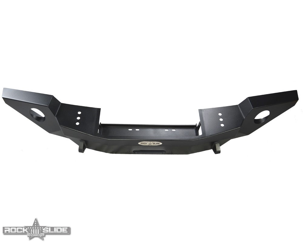 Rock Slide Engineering Jeep JL/JT Full Front Bumper Rigid Series With Winch Plate No Bull Bar (2018-Present)