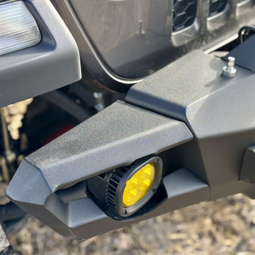 Rock Slide Engineering Mid Front Bumper With Winch Plate For 18-25 Jeep Wrangler JL 2-4 Door 20-25 Gladiator Rock Slide Engineering