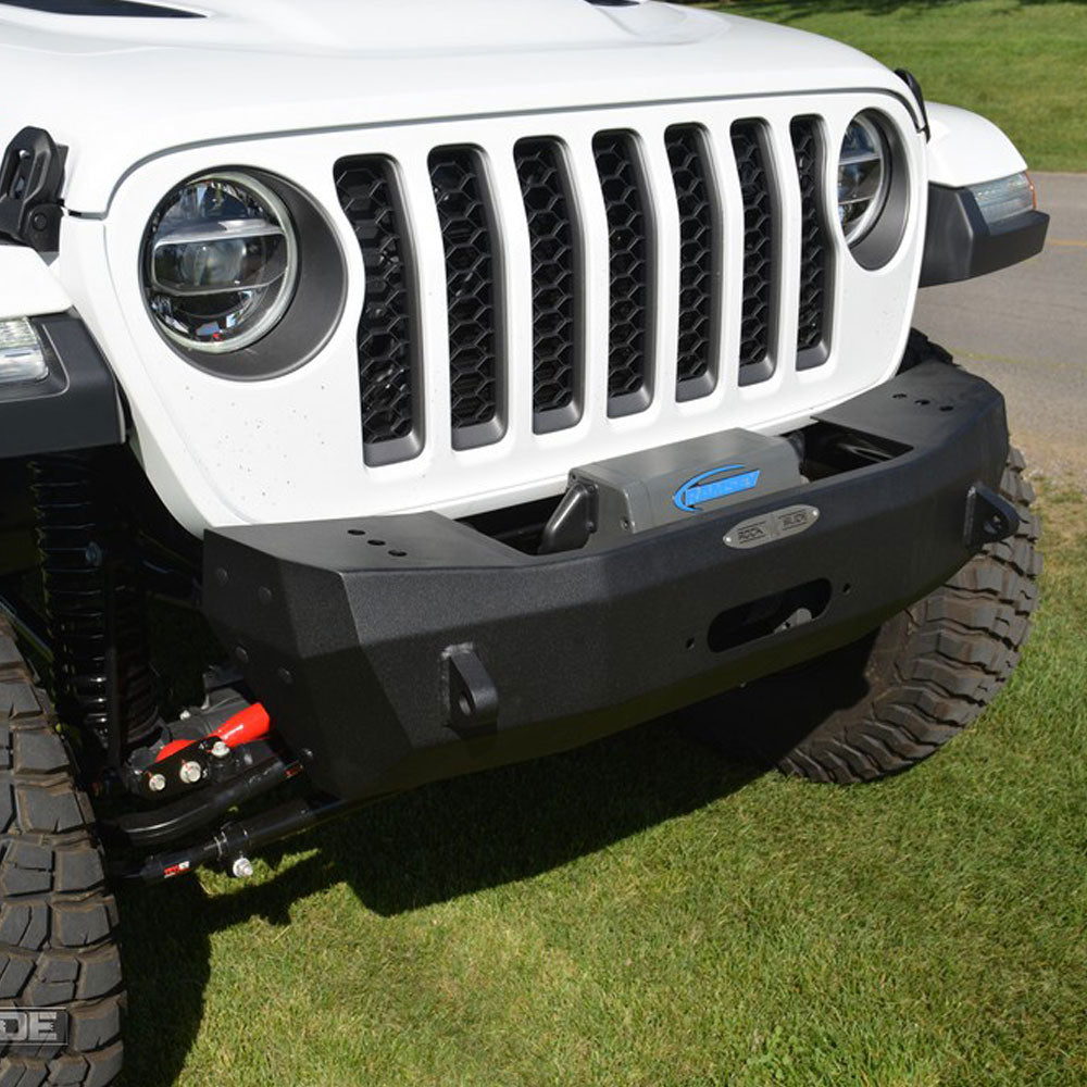 Rock Slide Engineering Jeep JL Shorty Front Bumper For 18-Pres Wrangler JL With Winch Plate No Bull Bar Rigid Series