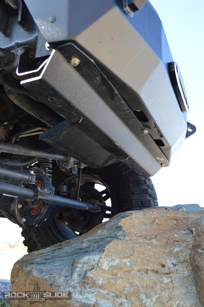 Rock Slide Engineering Jeep JK Front Bumper Skid Plate For 07-18 Wrangler JK Rigid Series Steel Powder coat Black