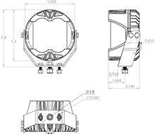 Baja Designs Amber LP4 Pro LED Auxiliary Light Pod Pair