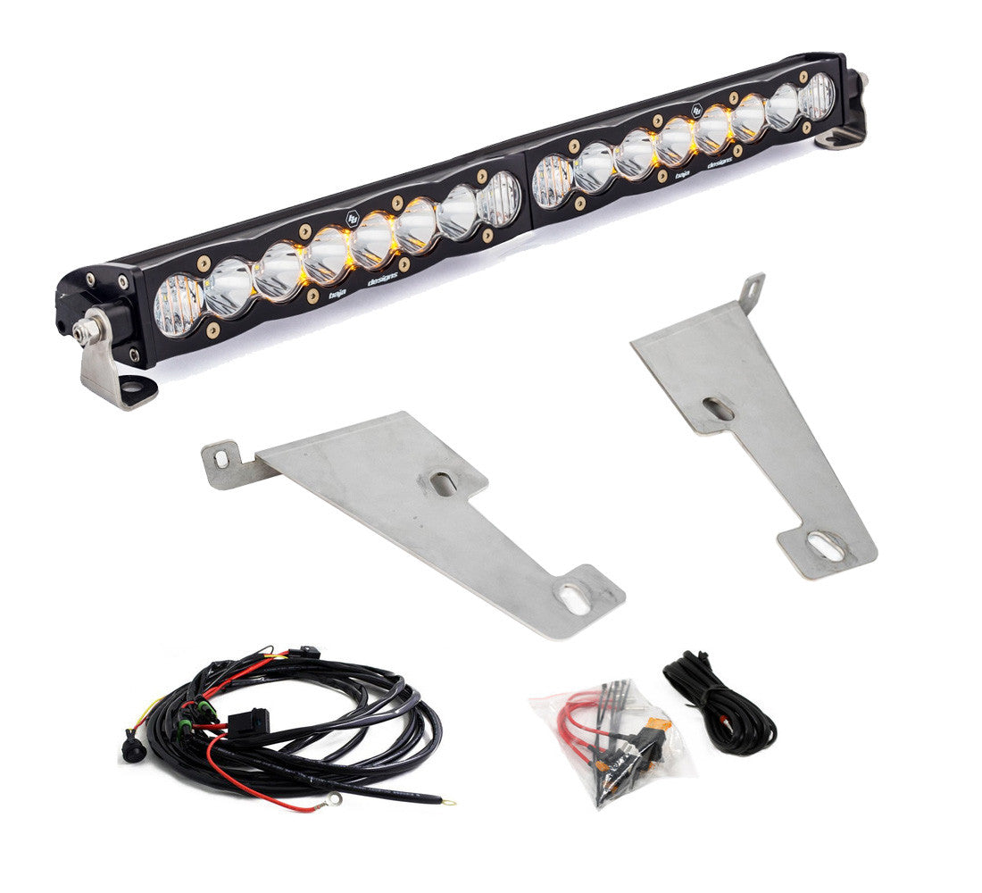 Baja Designs Clear Toyota S8 20 Inch Behind Bumper Light Bar Kit - Toyota 2022-On Tundra