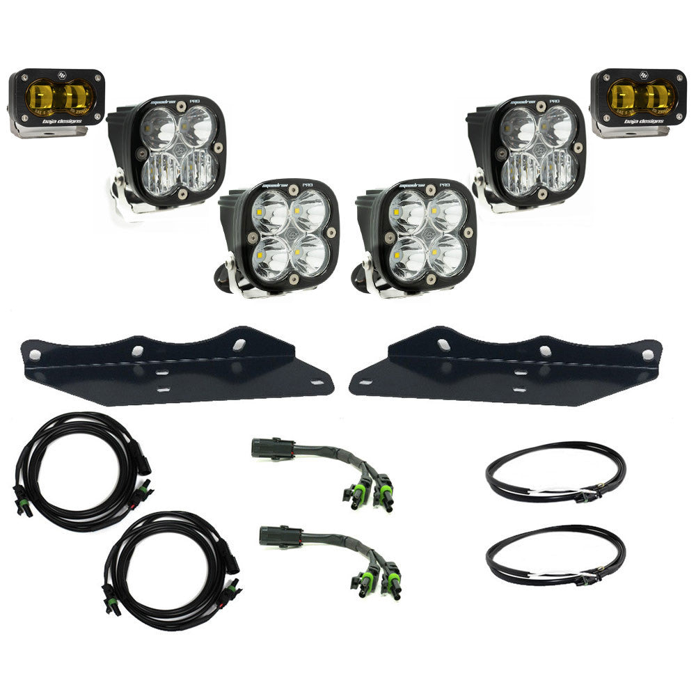 Baja Designs Amber Ford Raptor Squadron/S2 SAE “Pro” Fog Pocket Light Kit