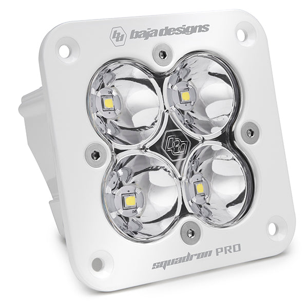 Baja Designs Clear Spot Squadron Pro White Flush Mount LED Auxiliary Light Pod