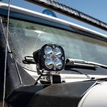 Baja Designs Clear Squadron Sport Black LED Auxiliary Light Pod Pair