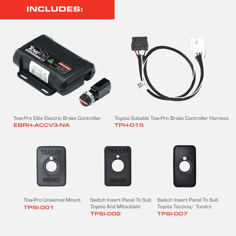 REDARC Tundra / Tacoma Brake Controller Kit-Tow-Pro Elite