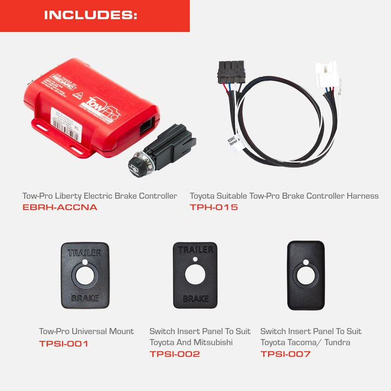 REDARC Tundra / Tacoma Brake Controller Kit-Tow-Pro Liberty