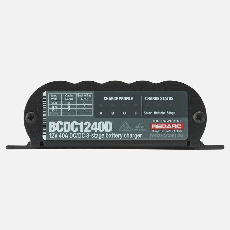 REDARC DUAL INPUT 40A IN-VEHICLE DC BATTERY CHARGER