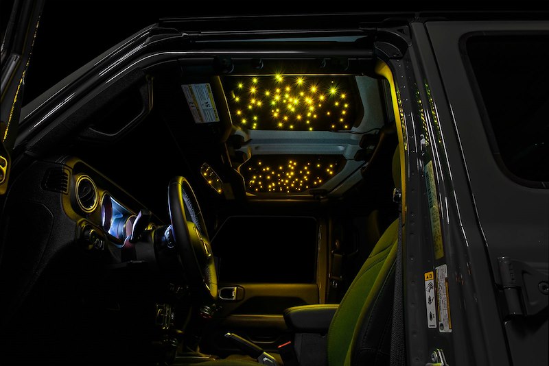 Oracle Lighting StarLINER ColorSHIFT Fiber Optic Hardtop Headliner JL/JT