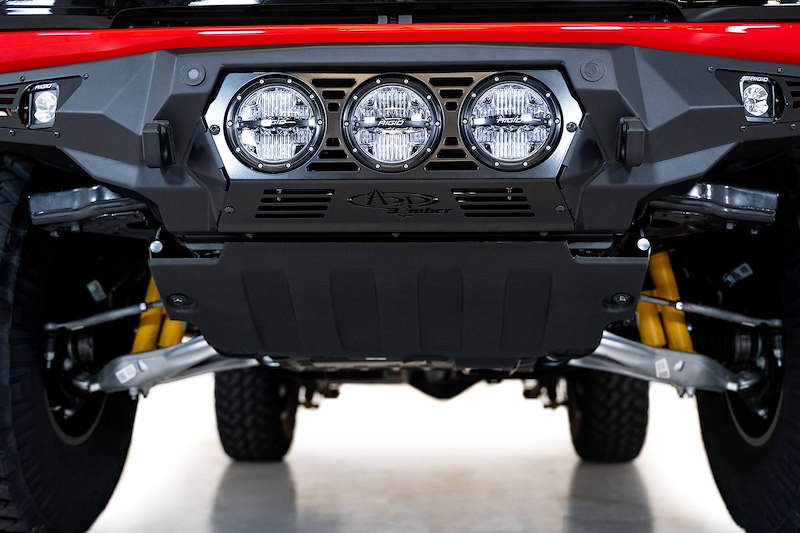 Addictive Desert Designs Bronco Bomber Front Bumper (Rigid) (2021-2025)