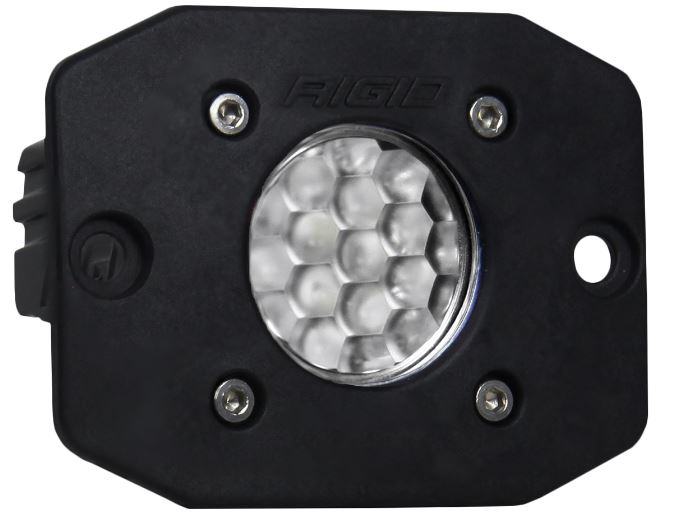 RIGID Industries Diffused Black Flush Mount Ignite (Single)
