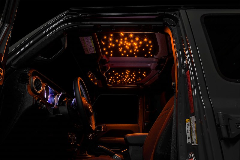 Oracle Lighting StarLINER ColorSHIFT Fiber Optic Hardtop Headliner JL/JT
